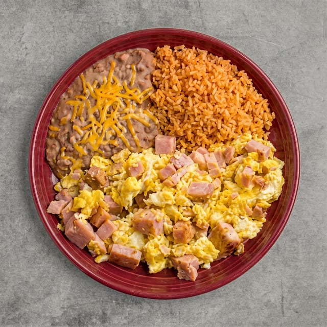 Ham and Eggs Plate.