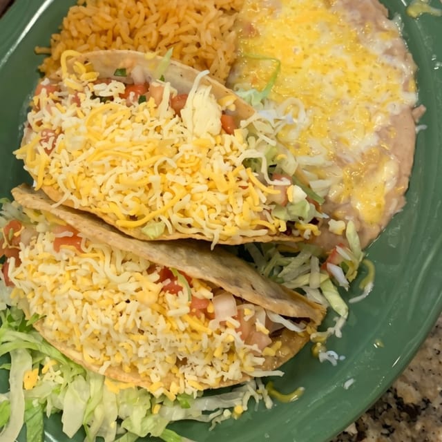 Two Crispy Tacos.